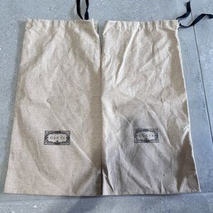 💘Gucci shoes bag set of 2 new never used
